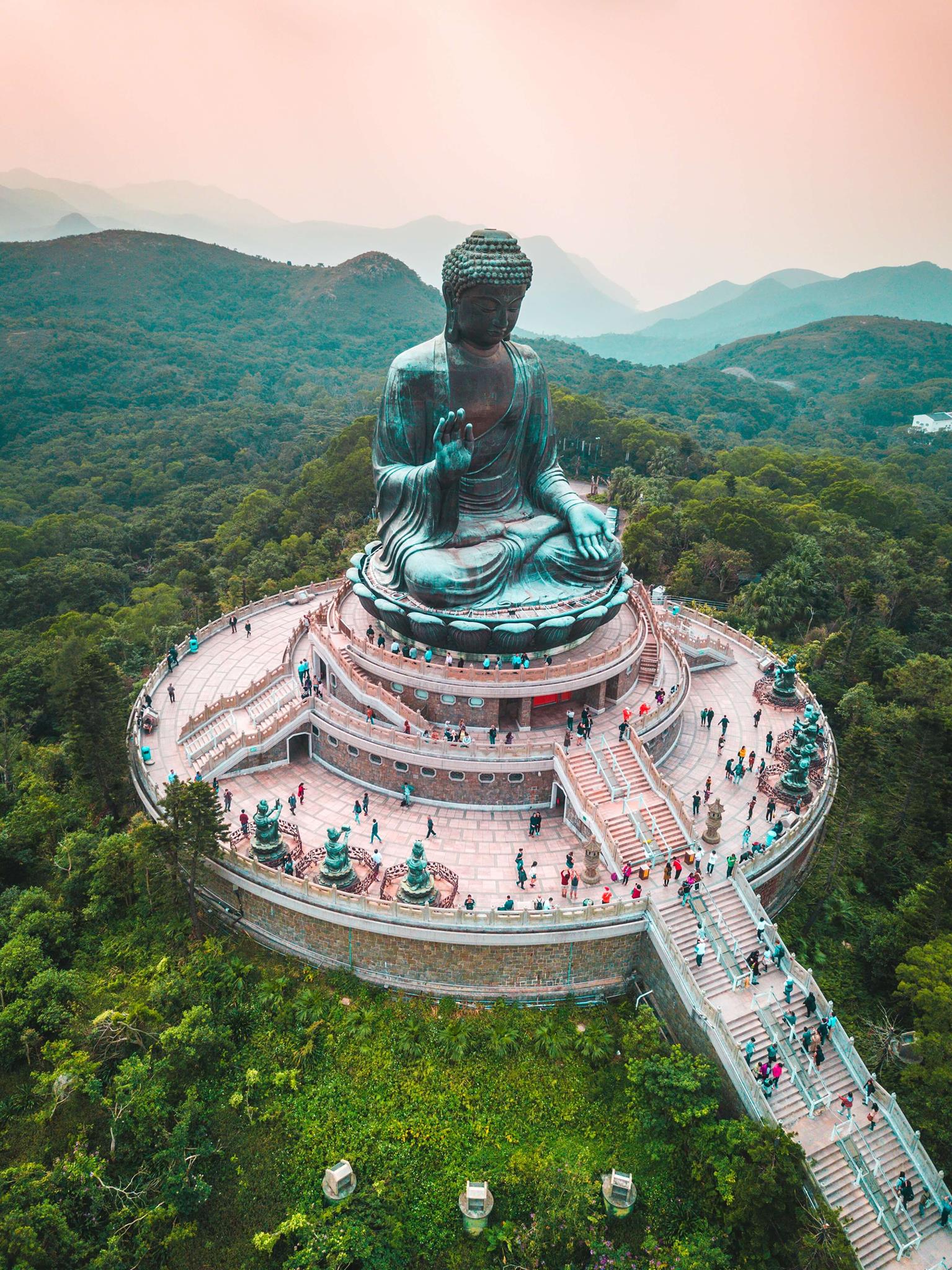 One of the major landmarks of Hong Kong, Big Buddha [photo credit: Jason Cooper]